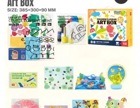 TOI Art Box Children’s Leveled Arts and Crafts Box Education Set for Kids